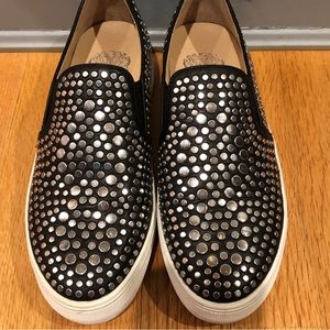 Vince Camuto Kindra Studded Slip On Sneaker size 6